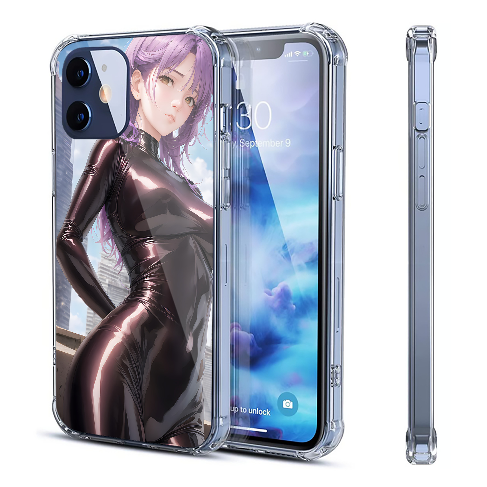 （画像用） EVA 新世紀エヴァンゲリオン 【iPhone 12シリーズ対応】透明スマホケース（クリアソフトケース）